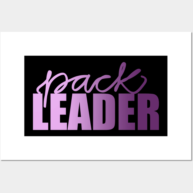 Pack Leader - Purple Wall Art by BrendaCavalcanti